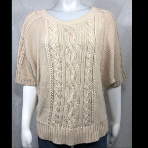 LOFT Ann Taylor Sweater EUC Size Large Ivory/Cream